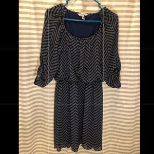 Chevron Patterned Dress